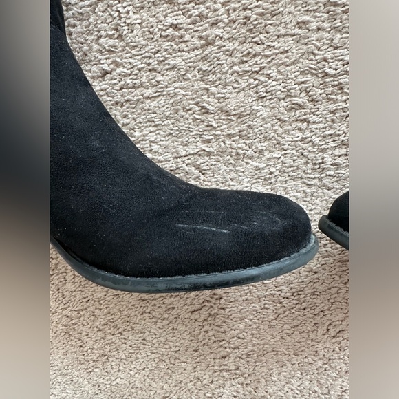 Black Over the Knee Boot - Picture 4 of 7